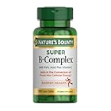 Nature's Bounty Super B Complex Vitamins with Vitamin C & Folic Acid, Vitamins for Immune & Cellular Energy Support, 150 Tablets