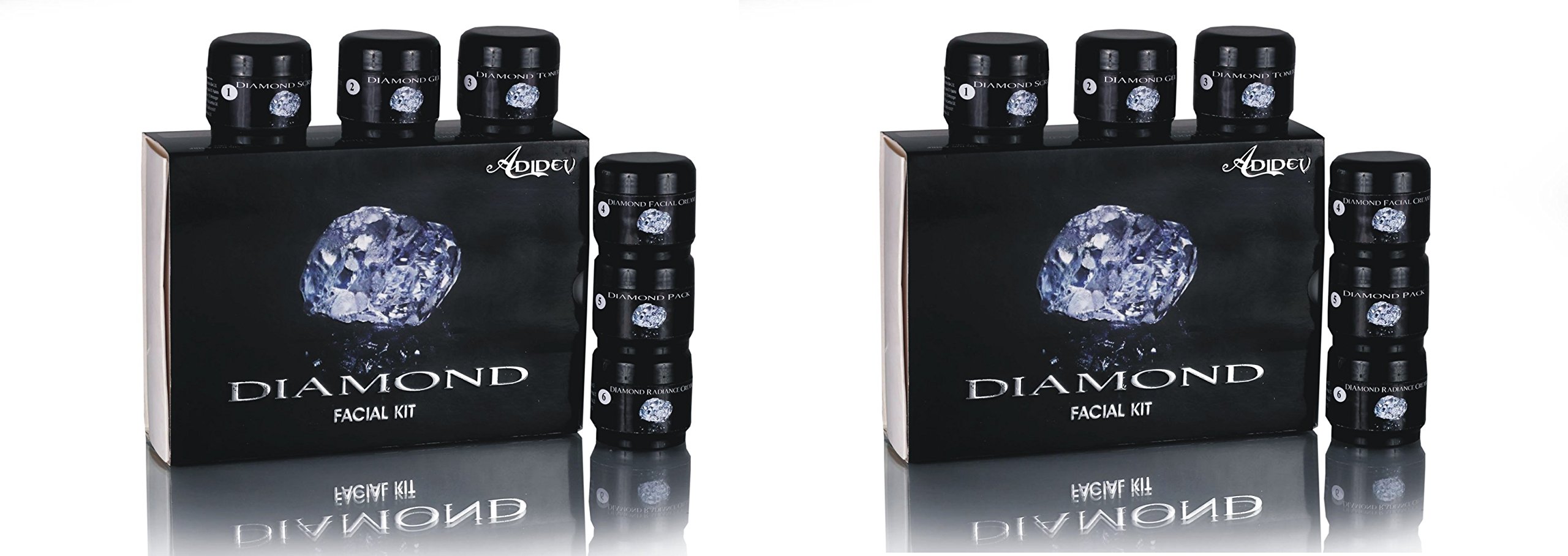 Adidev Herbals Shine & Glow Diamond Facial Kit Combo (set of 2) 480g