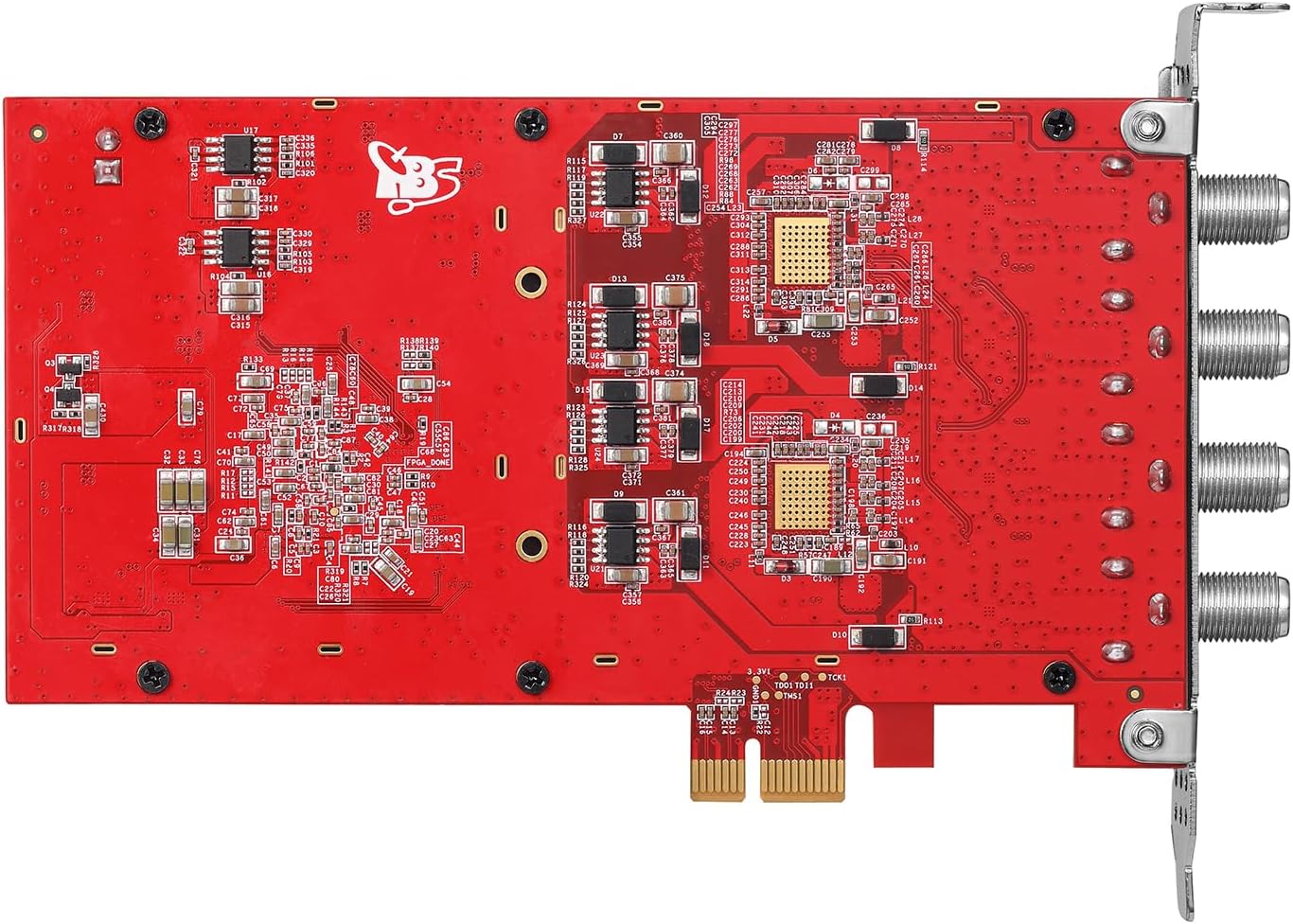 TBS6916 DVB-S2X/S2/S 16 Tuner PCI Express Card for Satellite Live TV IPTV Server