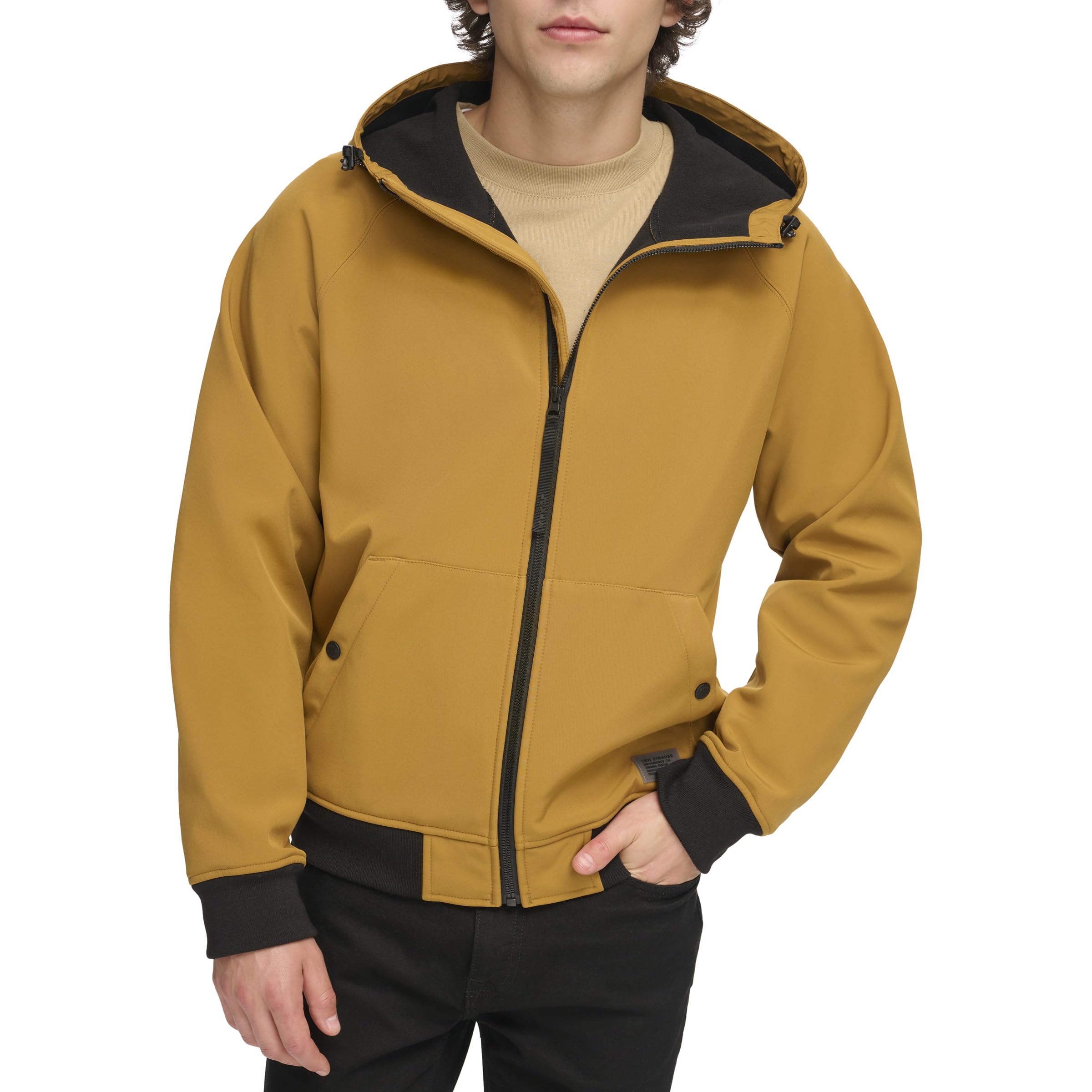 Levi's Men's Hooded Water Resistant Softshell Bomber Jacket