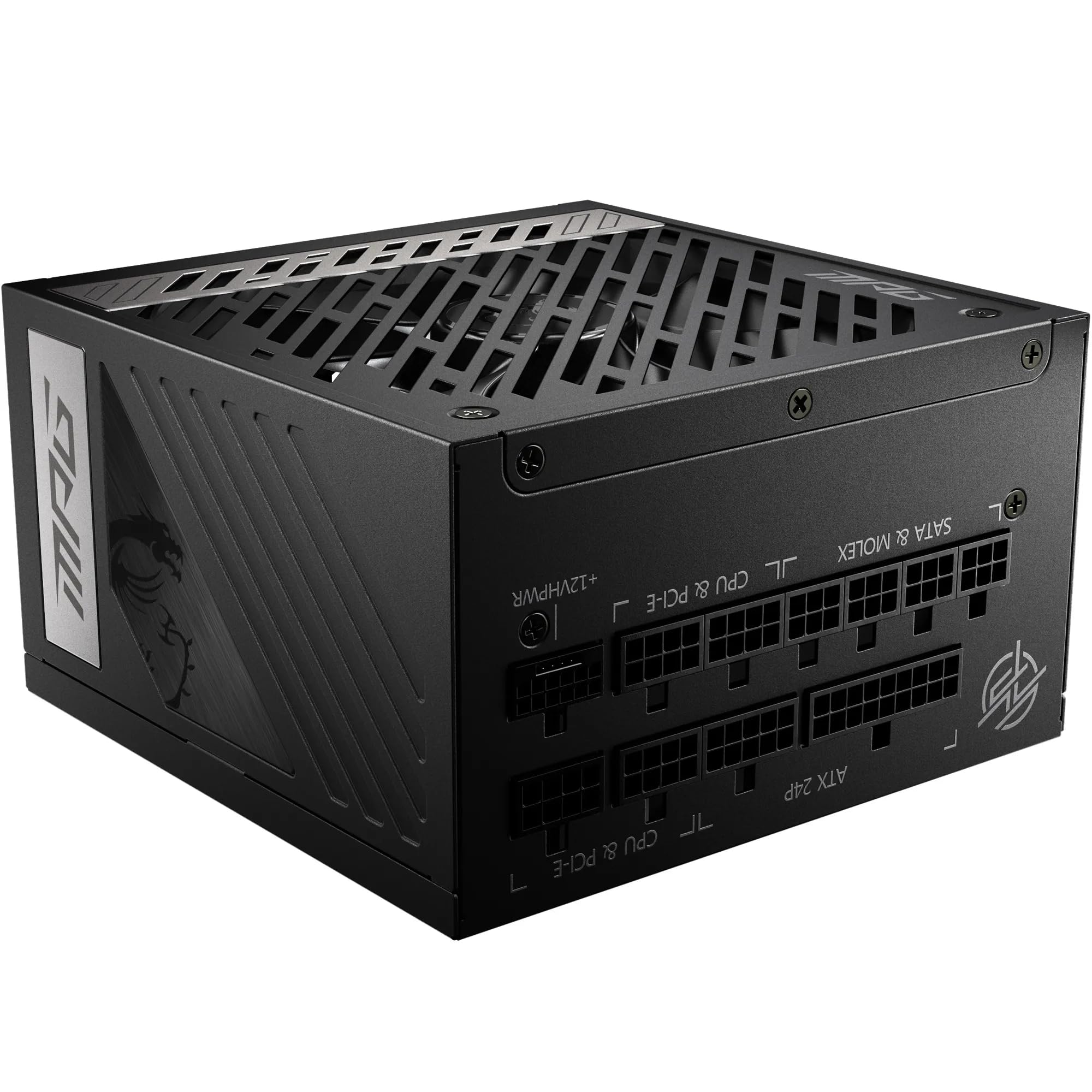 MSI MPG A850G PCIE5 Power Supply Unit, UK Plug - 850W, 80 Plus Gold Certified, Fully Modular ATX 3.0, PCIe 5.0 GPU Support, Japanese 105°C Capacitors, 0% RPM Mode, Flat Cables - 10 Year Warranty