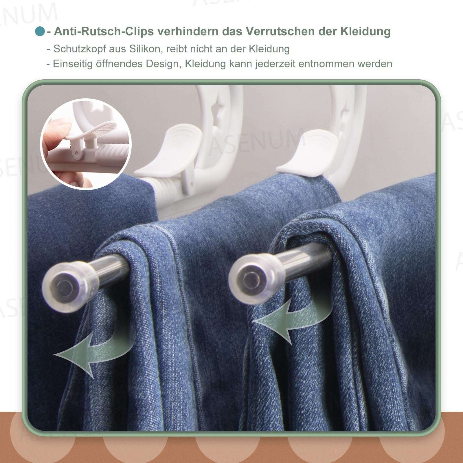 MHADBKH Saum-Clips Für Hosen, Säume, Befestigunge Produktbild-Vorschau 6