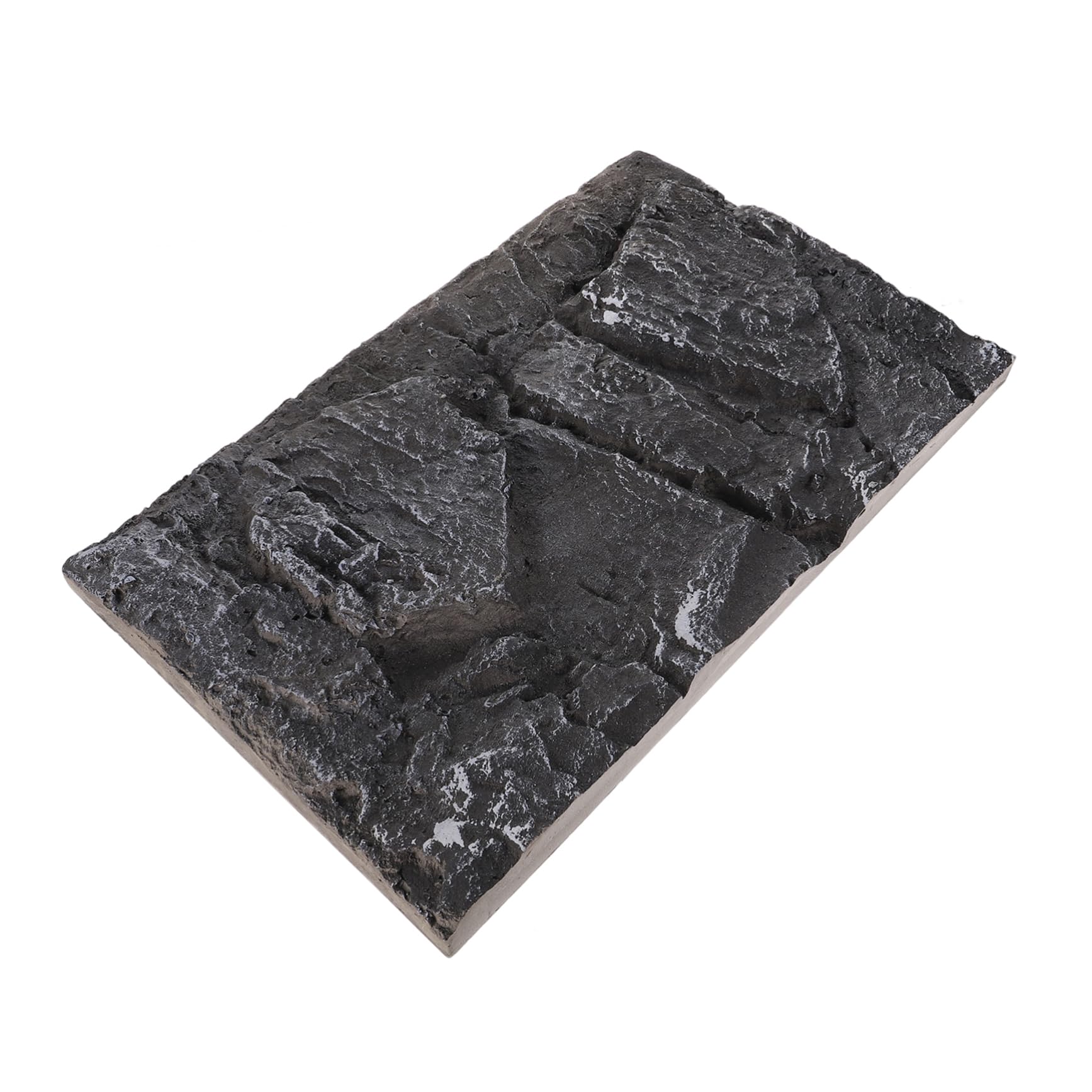 Kisangel Reptile Box Decorative Panel Reptile Wall Decor Tank Decoration Backgrounds Background for Reptile Tank Reptile Terrarium Rock Background Bearded Dragon Tank Tortoise Foam Black