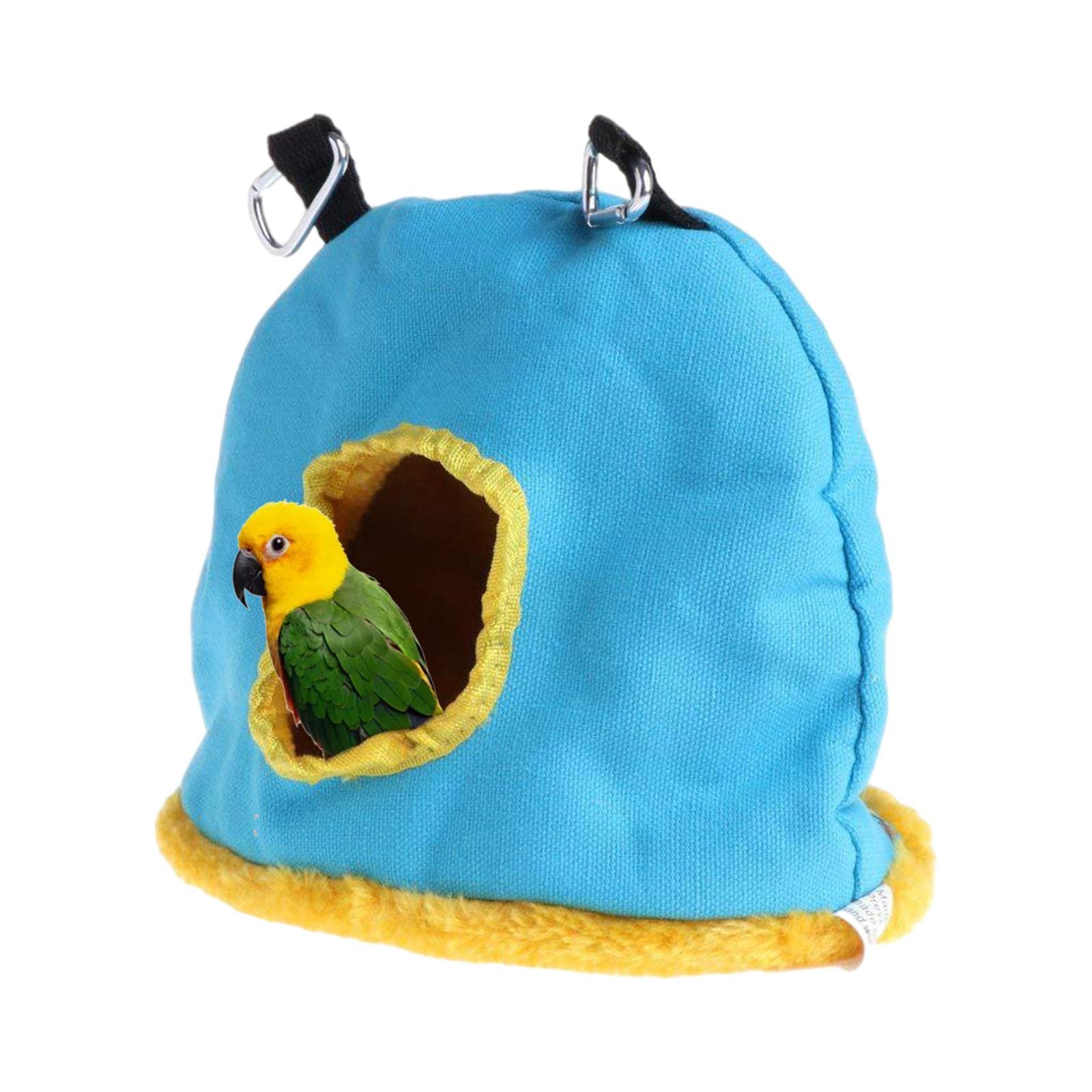 CALANDIS® Birds Hammock Hanging Nest Sleeping Bed Swing Toy Parrot House Blue | Plush | 1 Piece Bird Hammock Cage (B0BHWDCJ5W) Amazon Price History, Amazon Price Tracker