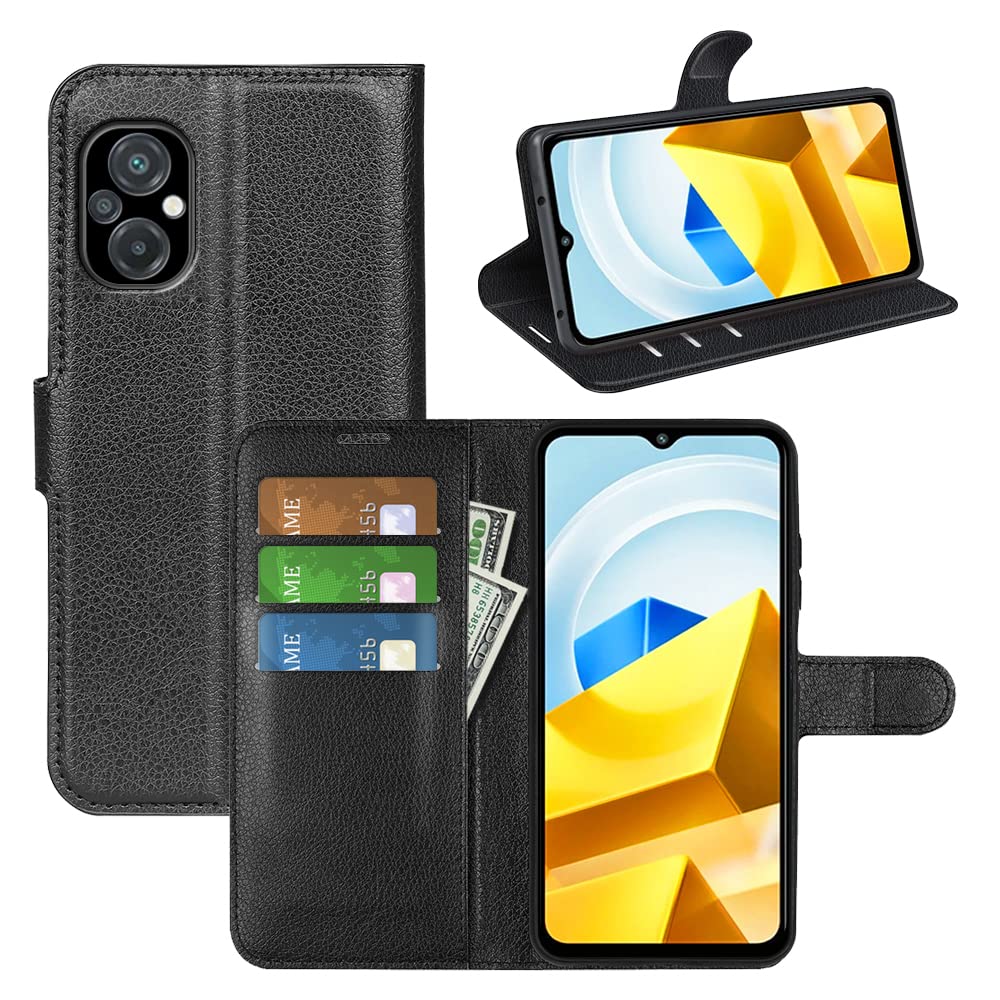 Fertuo Cover Portafoglio In Pelle Per POCO F5 Pro 5G – Con Carta, Magnete E Stand - 4