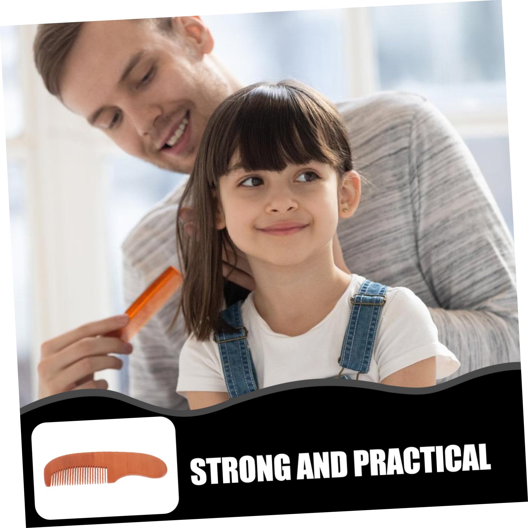 ibasenice Baby Hair Brush Set Wool Brush Wooden Comb Gentle Detangler for Newborns Baby Care Products