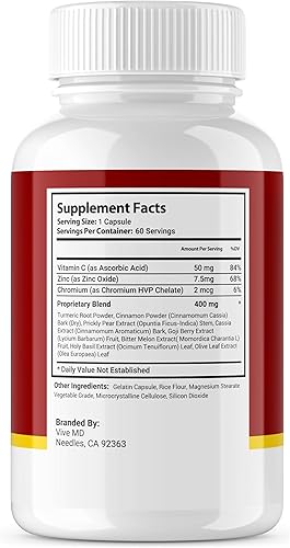 Miniatura 2 de Suplemento Nervogen Pro, fórmula oficial, Nervogen Pro para cápsulas de neuropatía, píldoras de suplemento dietético de fórmula avanzada, vitamina C