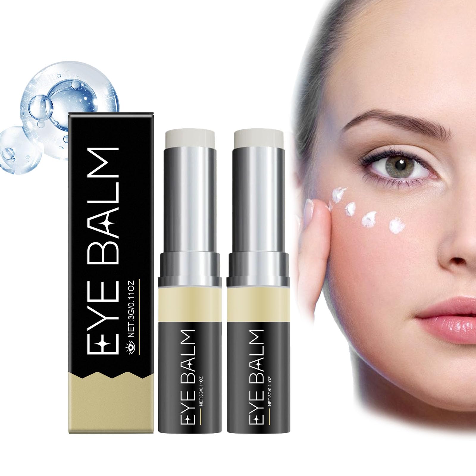 Lumibalm elimina le borse sotto gli occhi in pochi minuti, il bastone Lumibalm, elimina le occhiaie e le linee sottili, bastone anti-invecchiamento, crema per gli occhi immediatamente rassodante (2