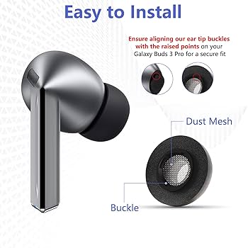 Amazon | Samsung Galaxy Buds3 Pro用フォームイヤーチップ