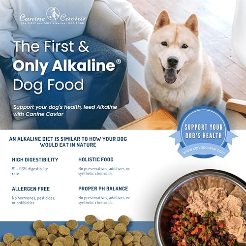 Miniatura 8 de Canine Caviar Wild Ocean - Alimento holístico alcalino para perros con ingredientes limitados, para todas las etapas de la vida, sin gluten, comida