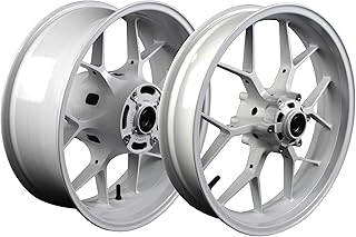 Arashi Roda de aro dianteiro e traseiro para HONDA CBR600RR 2007-2017 Acessórios de motocicleta CBR 600 RR CBR600 600RR 600CC Branco 2008 2009 2010 2011 2012 2013 2014 2015 2016