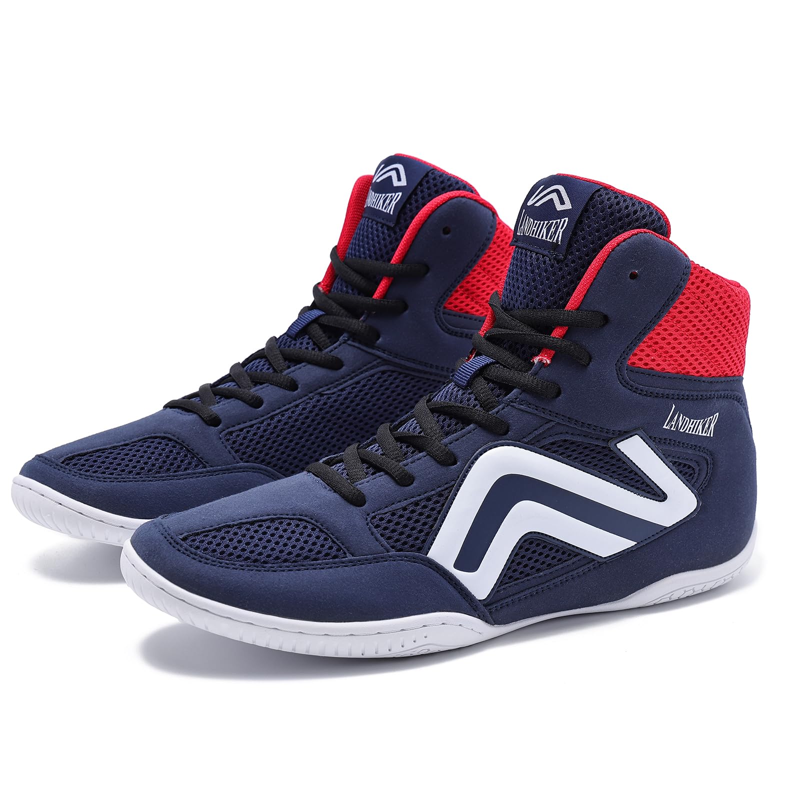 Wrestling Shoes Men Boxing Shoes for Men Wrestling Boots High Top Fitness Weightlifting Powerlifting Shoes Lightweight Non-Slip Breathable-image-5