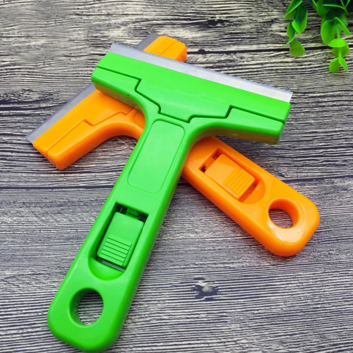 SOIMISS 5pcs Putty Scraper Set Plastic and Alloy Steel Wall Putty Knife Glass Scraper Beauty Grout Tool for Home Decoration and Wearproof Stripping Vinyl Tiles Random Color