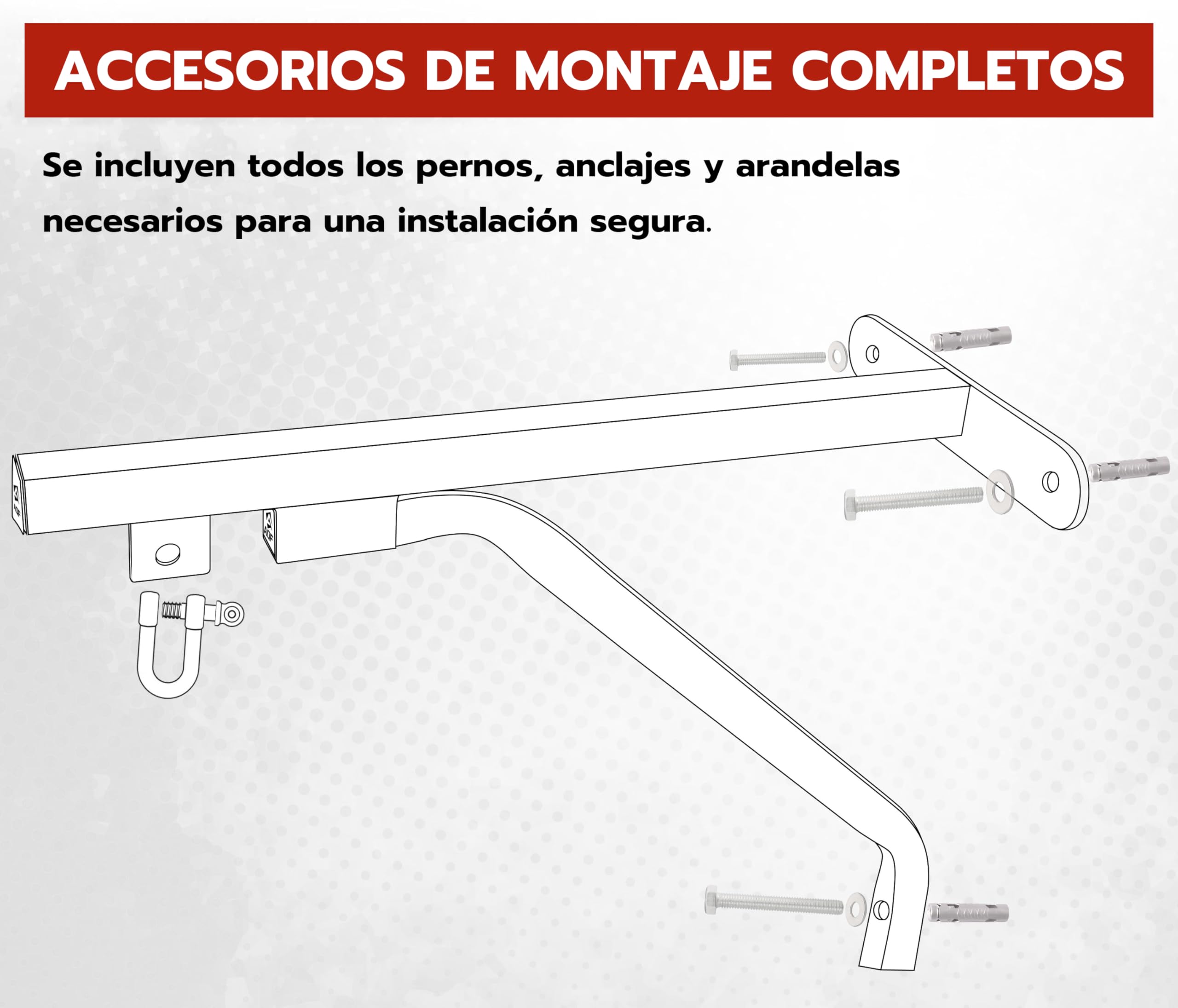 AQF Soporte De Pared para Saco De Boxeo, Boxeo Pared Soporte, Soporte Pared Saco Boxeo MMA, UFC, Gimnasio En Casa, Ganchos De Techo