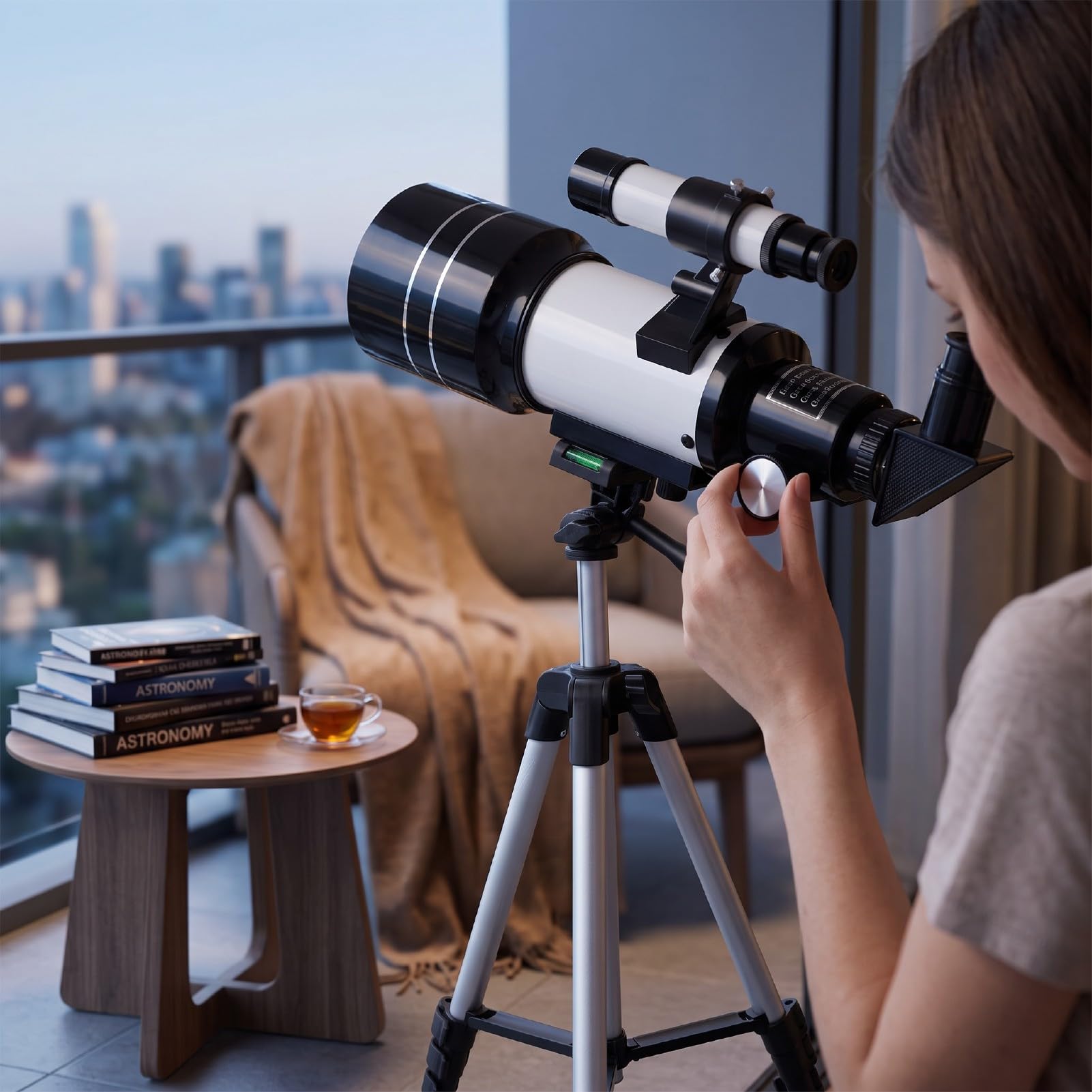Telescopio Astronomico Apertura 70 Mm Lunghezza Focale 300 Mm