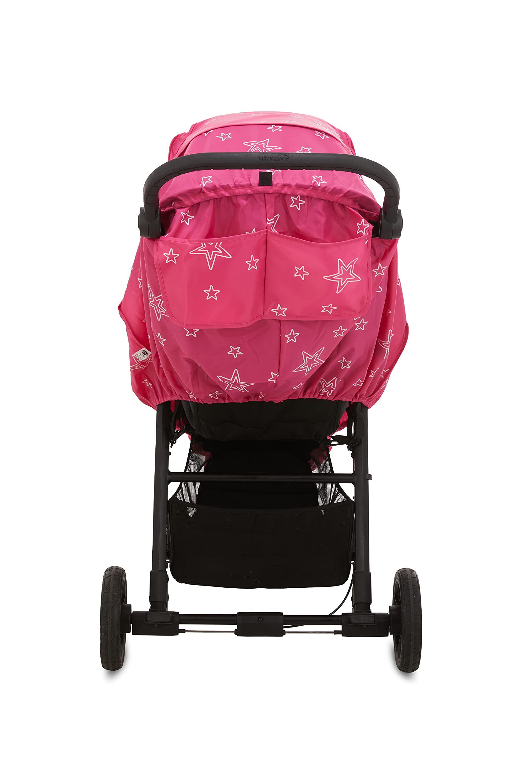 First Essentials Funda para cochecito de lluvia universal, para viaje de bebé, resistente al viento, impermeable, protege del polvo, la nieve (rosa)