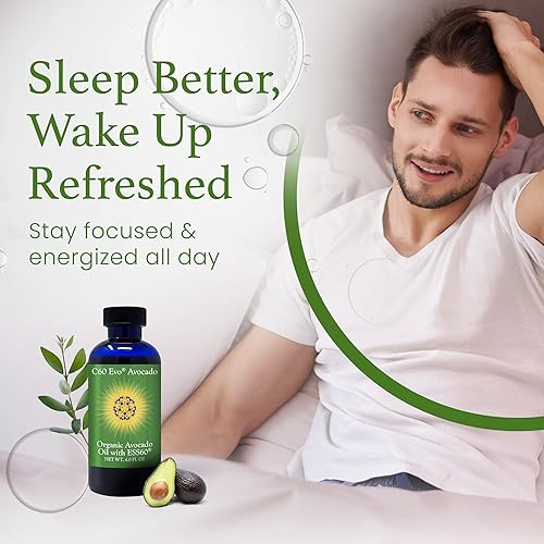 Miniatura 6 de Aceite de aguacate orgánico, ESS60 100% puro (0.6 mgml) apoya la salud de las articulaciones, la flexibilidad, la energía, la inmunidad, el sueño (4