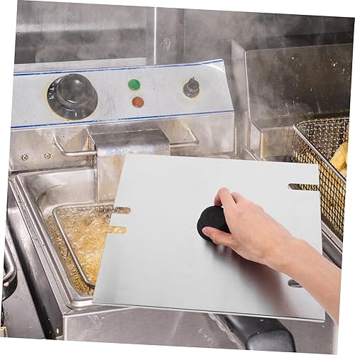 Miniatura 5 de Ciieeo Tapa de repuesto de acero inoxidable fácil de limpiar tapa para freidora eléctrica estilo aleatorio