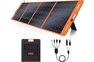 EBL Portable 200W Folding Solar Panel for Power Station