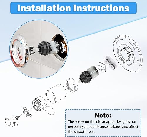 Miniatura 7 de RP46463 Delta - Cartucho de ducha de repuesto para Delta Monitor Serie 17 (2006-presente) Piezas de grifo de ducha y bañera de doble función Delta