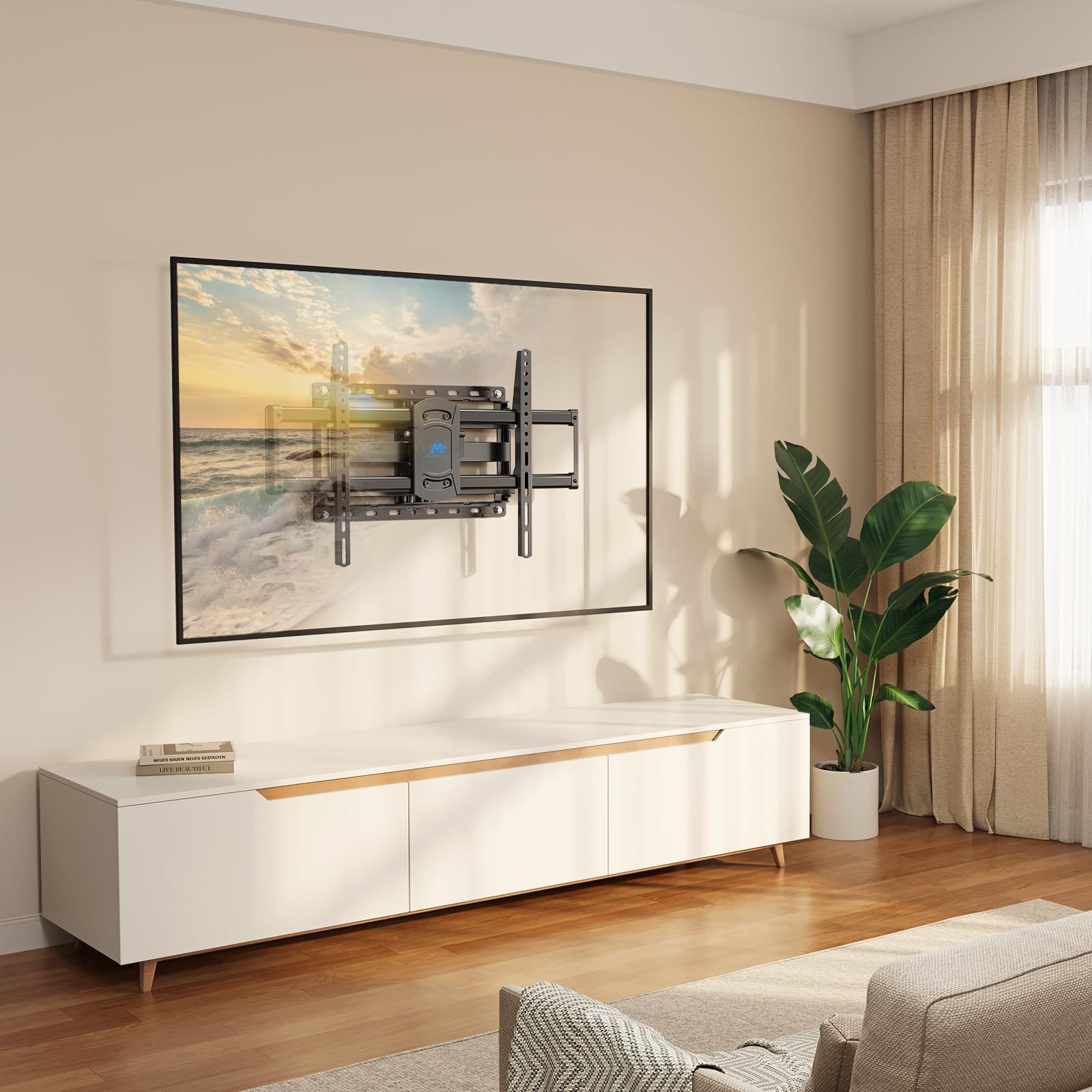 Mounting Dream Full Motion TV Wall Mount for 42-90 Inch TV up to 154lbs — Amazon image 6