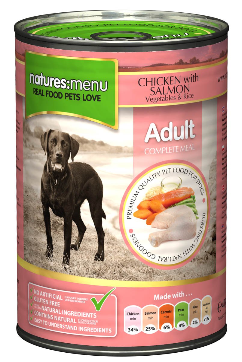 Natures MenuChicken with Salmon Tin (400gm)