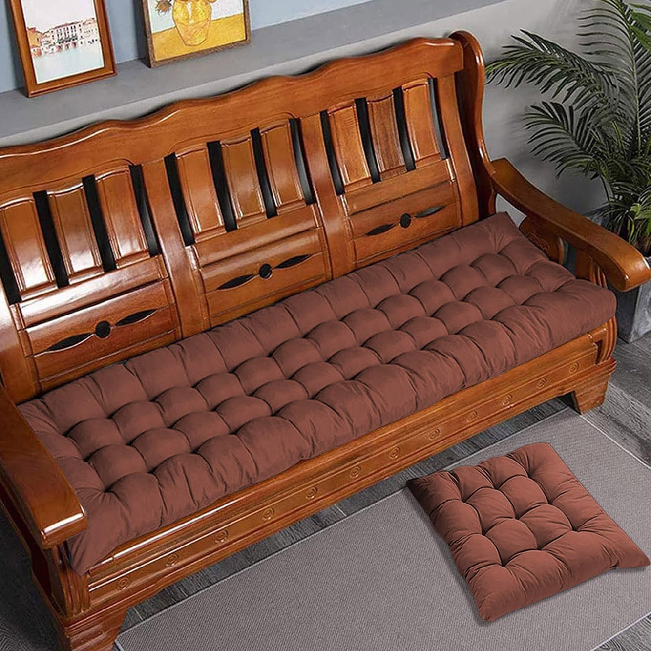Cojín decorativo de algodón con acabado elegante para salones modernos