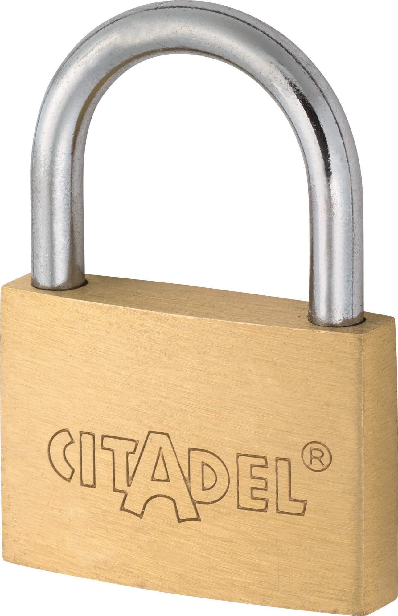 ABUS Padlock Brass Citadel CB/30 - for suitcases lockers, toolboxes etc. - incl. 2 Keys - 30 mm Wide - Gold - Image 2