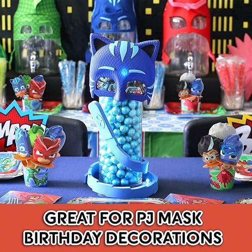 Miniatura 5 de PJ Masks - Juego de 15 anillos de piruleta para niños, para máscaras de pijama, suministros de fiesta de cumpleaños y máscara de pijama,