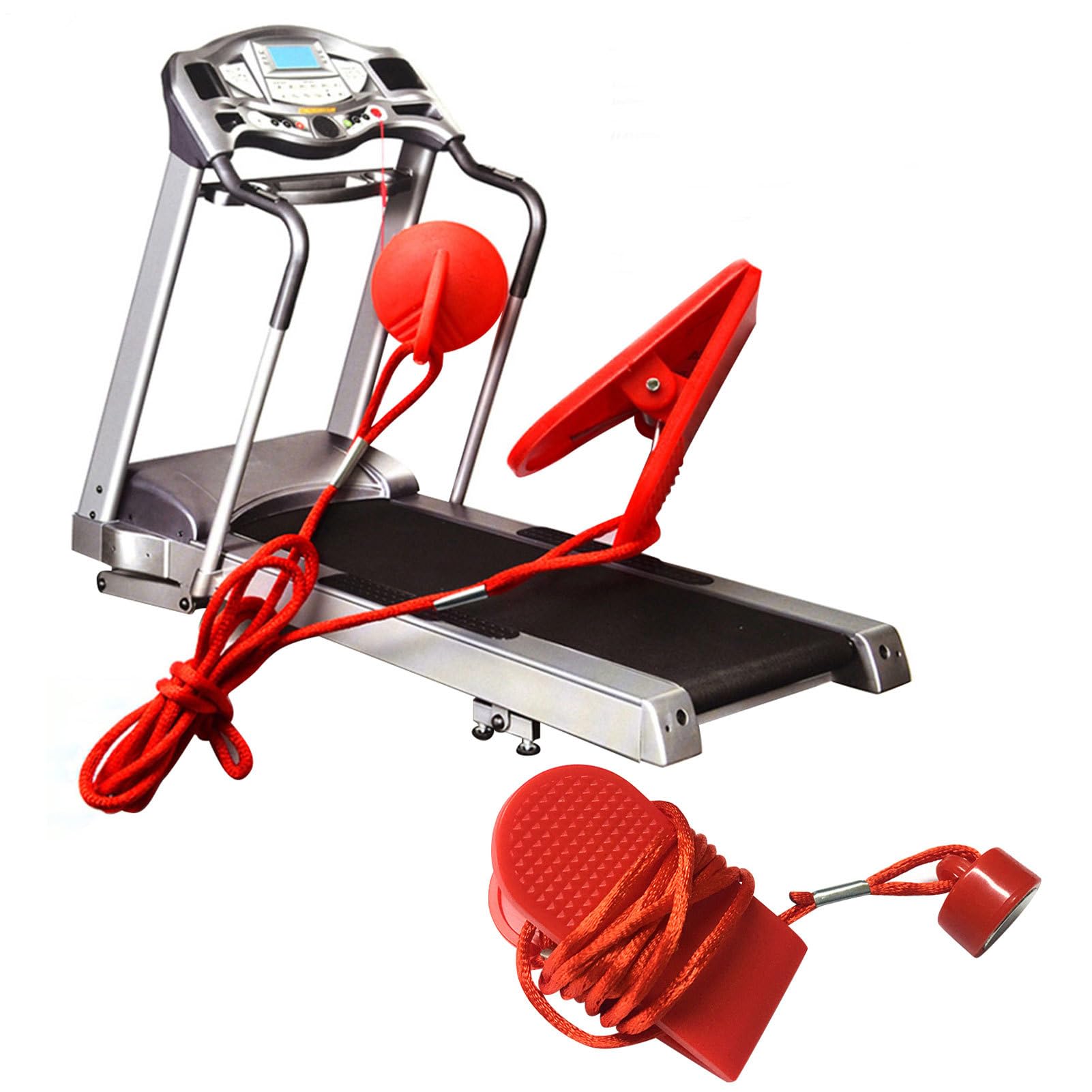 Clé De Sécurité Magnétique Pour Tapis De Course – Clip De Rechange Universel, Arrêt Automatique, Compatible 99% Des Tapis