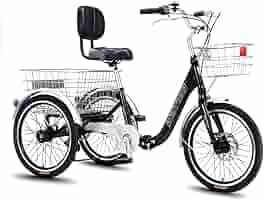 女性式自転車 Amazon | 三輪三輪車 1段変速 自転車 シングルスピード 20インチ