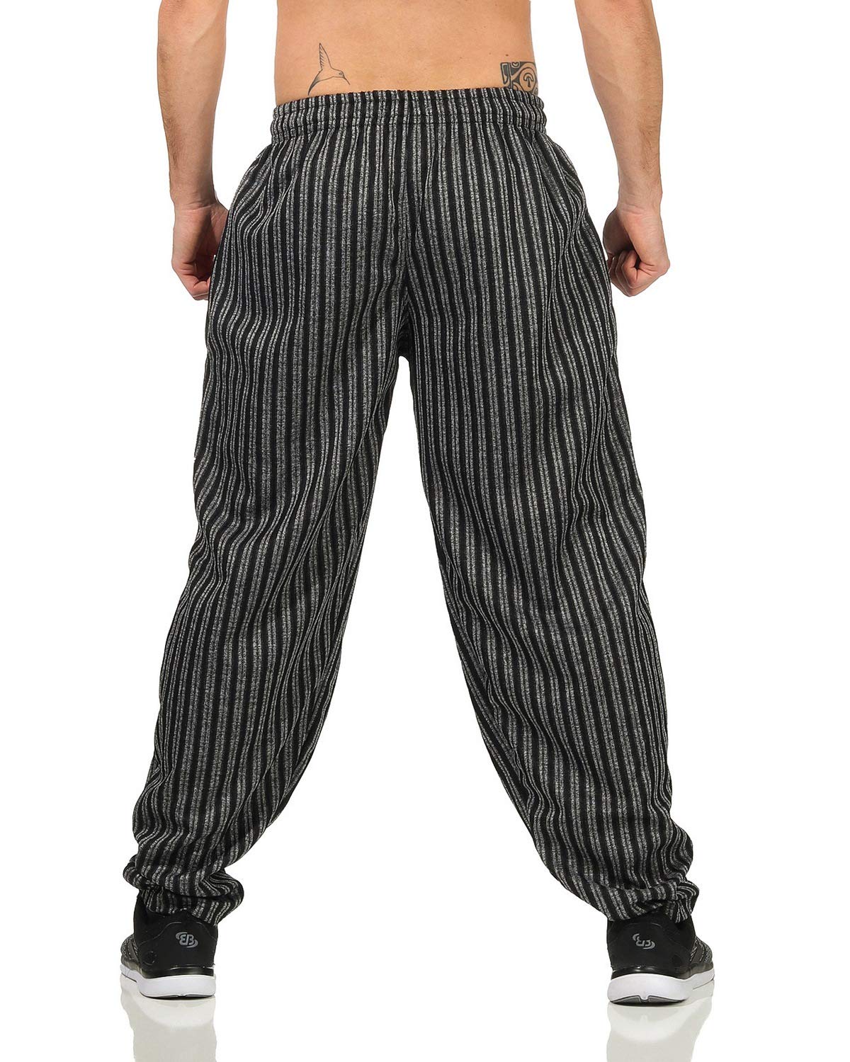 Pantalon de sport pour homme - Long - Pour jogging, fitness, culturisme, gym - 4