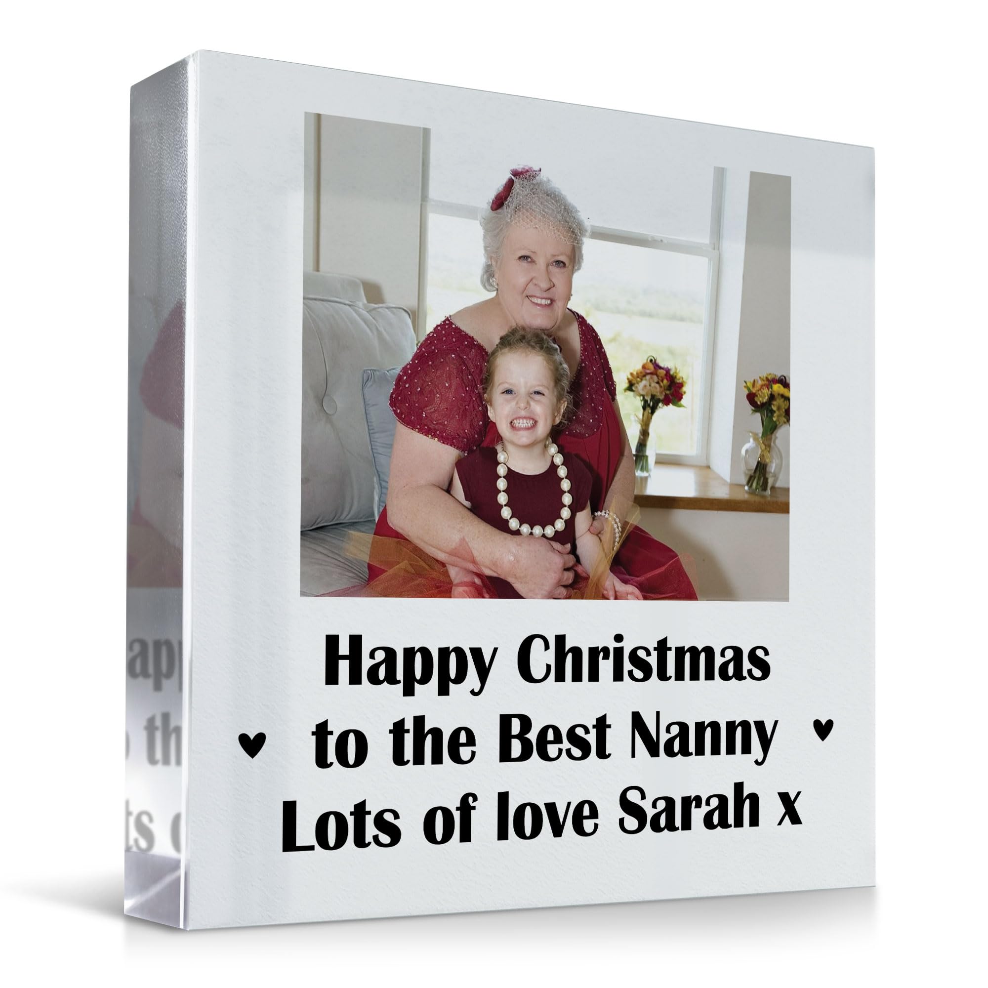 Red Ocean Nanny Nan Gifts Personalised Nanny Grandparent Gift Keepsake Photo Present Gift For Her Nanny Nan