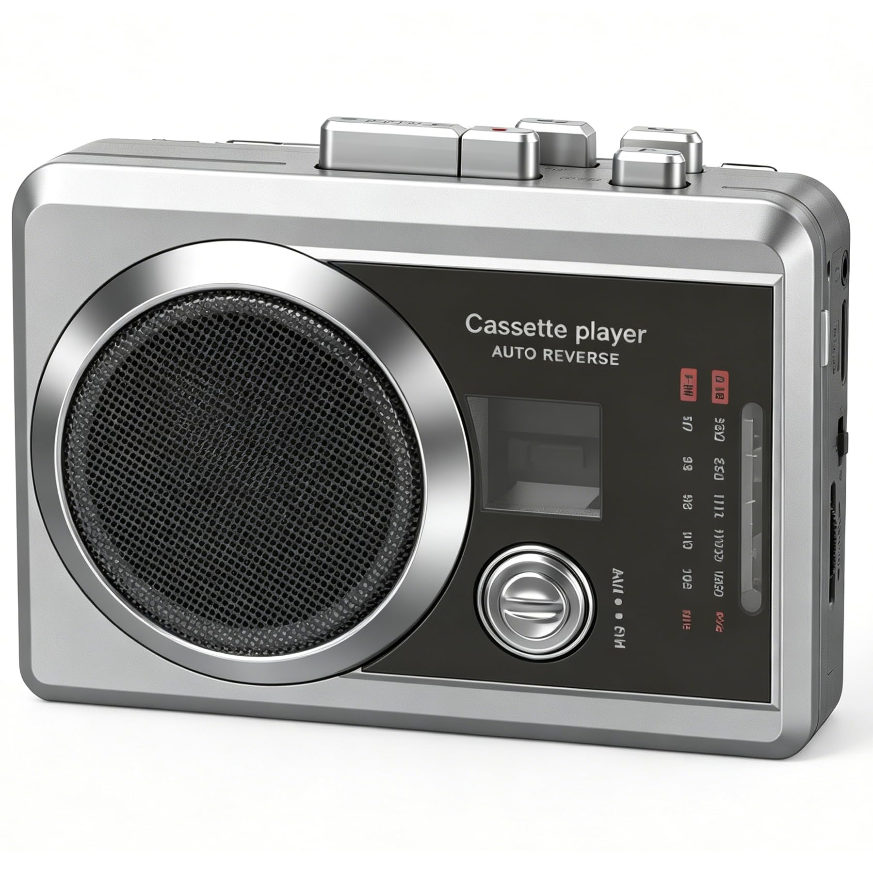 Portable Cassette Recorder Player & AM/FM Radio, Compact Cassette Tape Player with 3.5MM Headphone Jack, Built-in Speaker, Battery/USB Powered-image-16