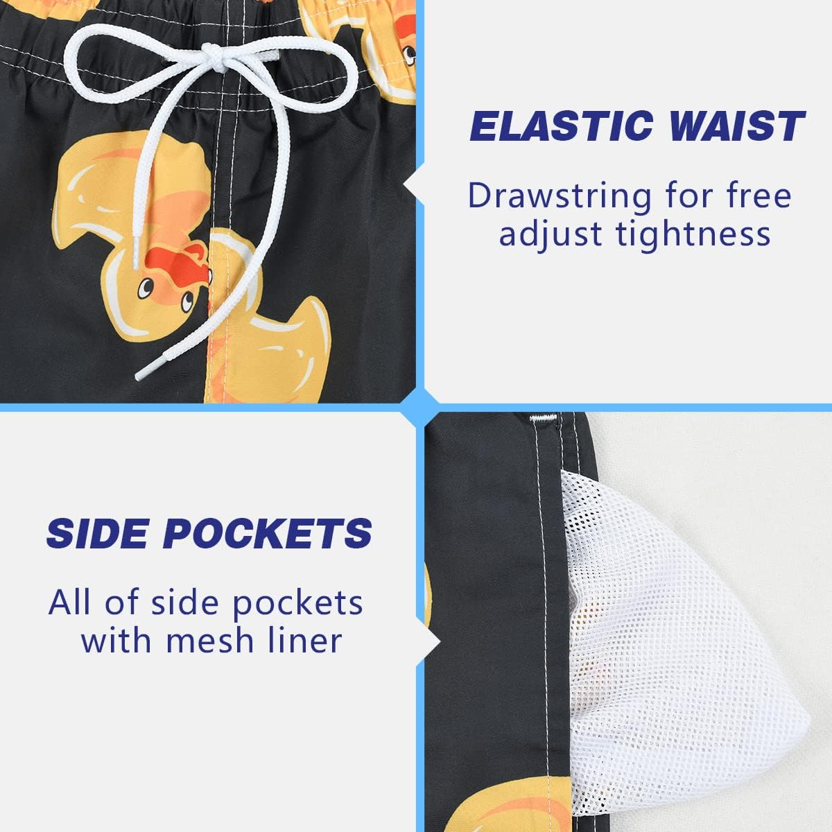 3 Inch Mens Swim Shorts Quick Dry Short Swim Trunks for Men Summer Suits - Image 4