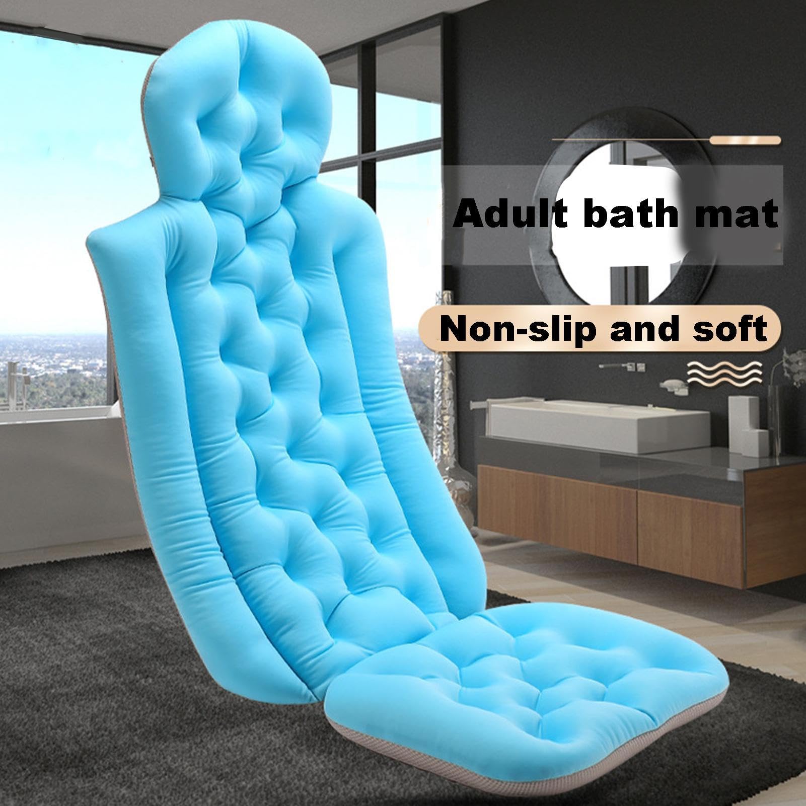 Cojín de baño para bañera, cojín de baño de Cuerpo Entero