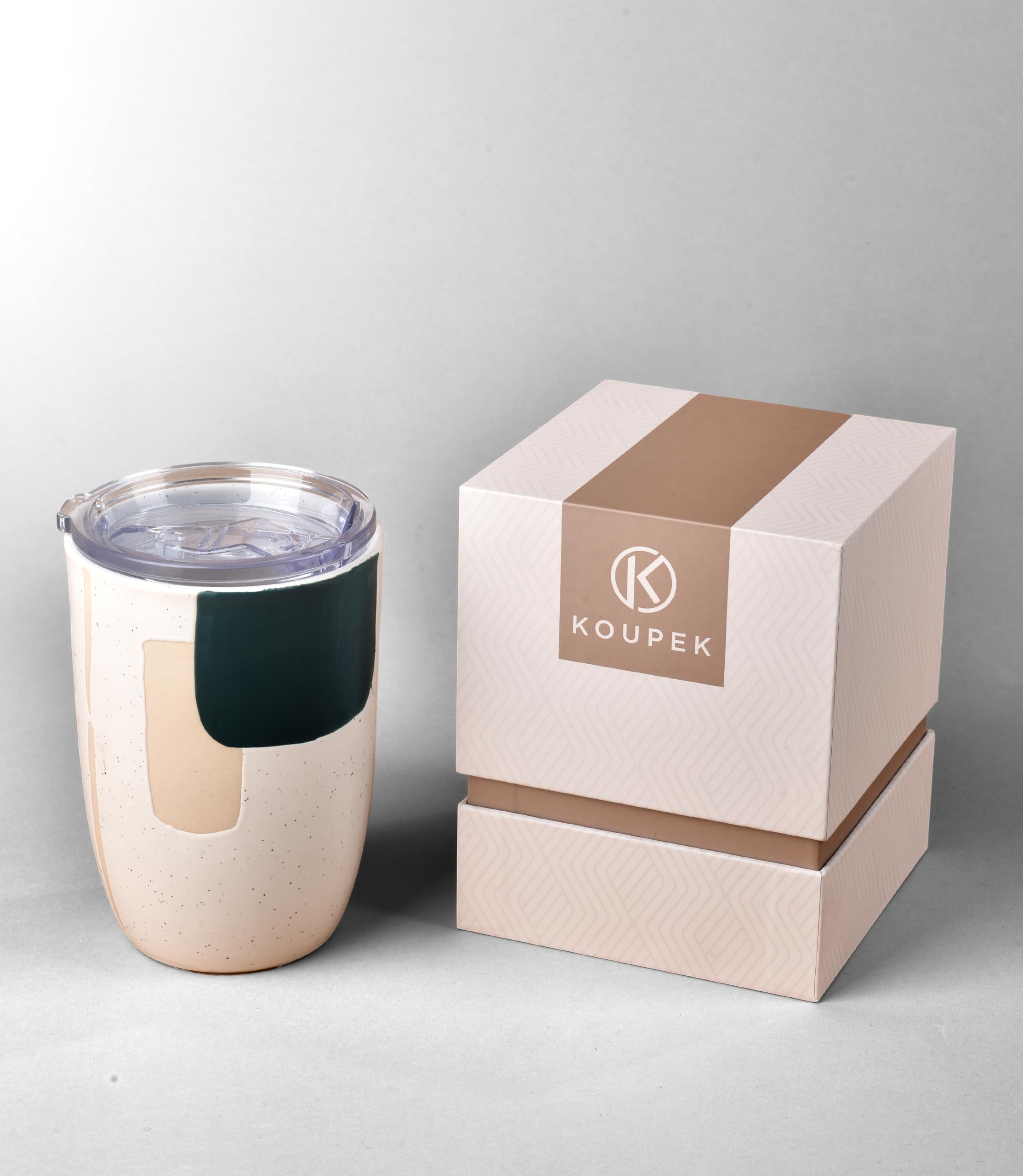Koupek handmade ceramic tumbler (Verdant Patch) : Amazon.ca: Home