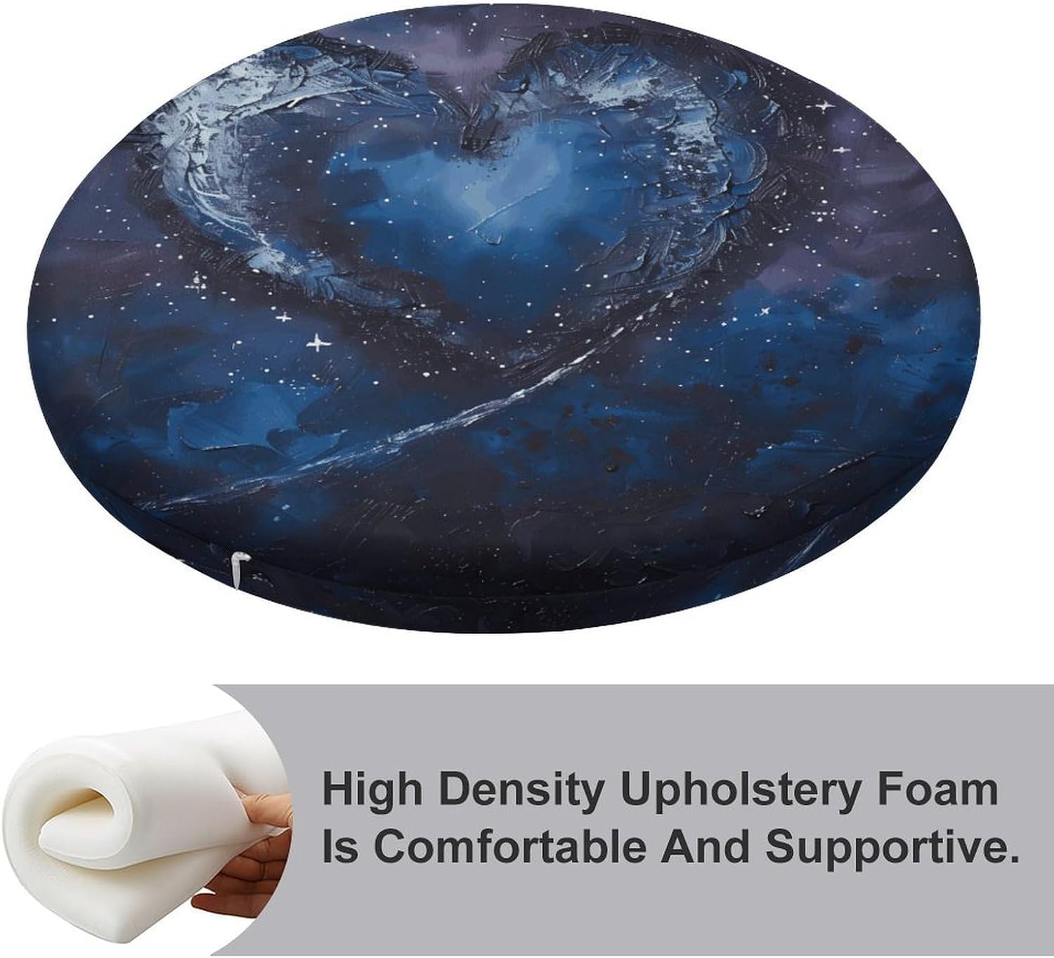 Shooting Star Heart Chair Cushions Floor Pillow Chair Pad