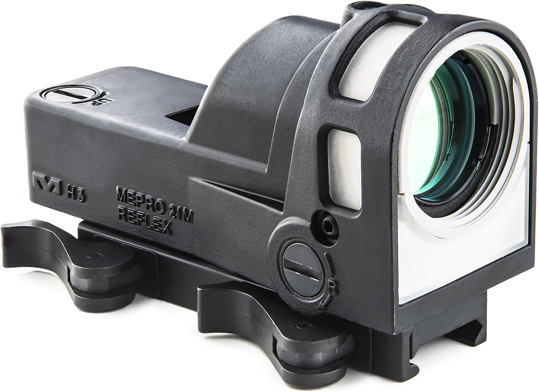 Meprolight M21 Day and Night Reflex Sight, Self-Powered Dot Sight with Tritium, Fiber Optics, No Batteries Required, Made in Israel
