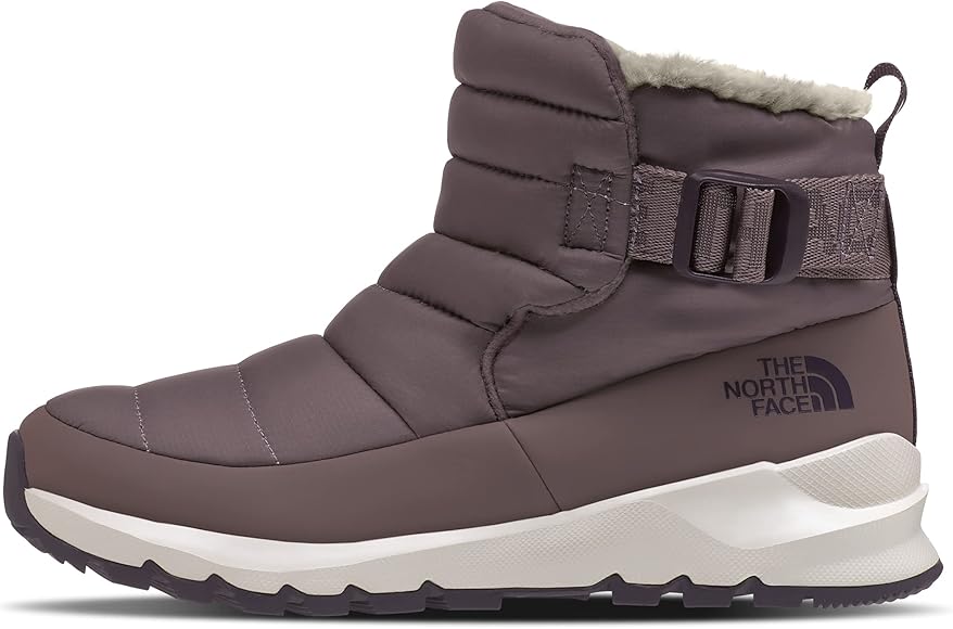 Amazon | The North Face レディース サーモボール プルオン 断熱ブーツ, グラファイトパープル/ダークエッグプラントパープル, 5 | ブーツ・ブーティ