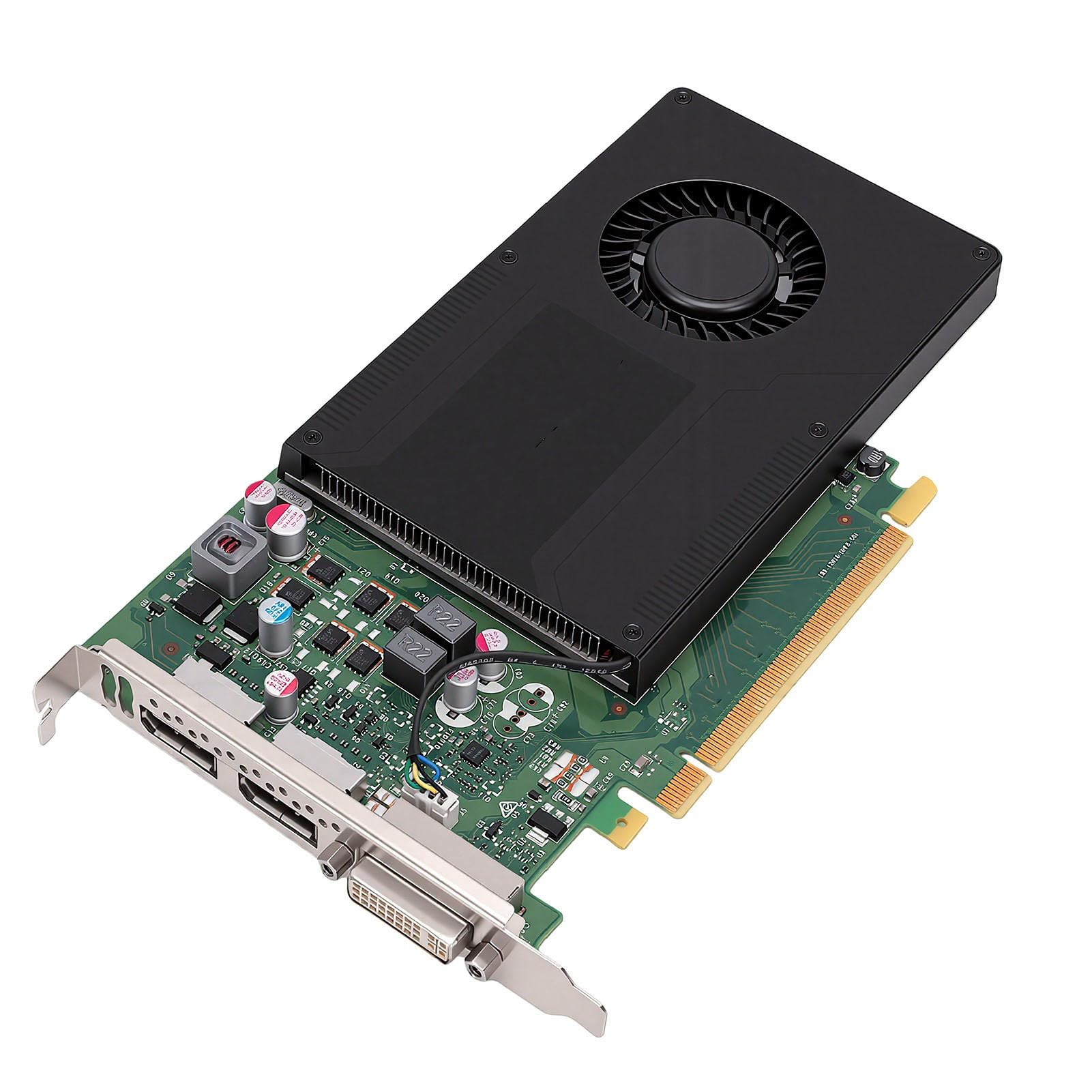 Annadue Karta Graficzna Karta Graficzna GPU 4 GB GDDR5 128 Bit PCIe 2.0 X16 640 Rdzeń 68 W 4K 60 Hz 2 DisplayPort DVI Jedno Gniazdo Chłodzenie CAD Modelowanie 3D Renderowanie
