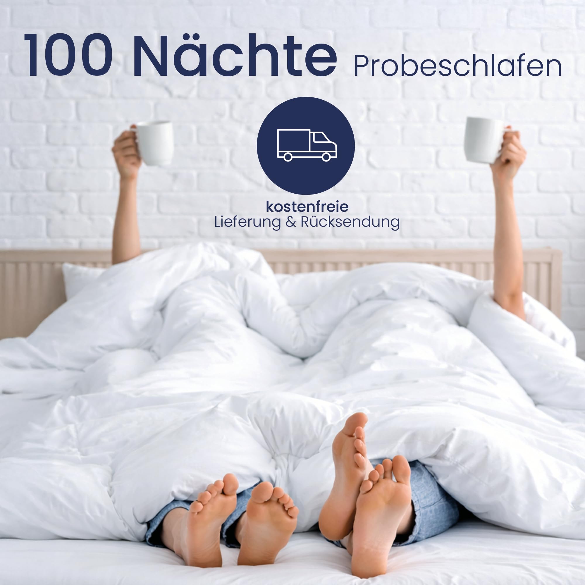 BeCo Vision Top Matratze 90x200 cm H4-7 Zonen Kaltschaummatratze - Stiftung Warentest GUT (2020) - ergonomisch für Seiten- & Rückenschläfer mit 22 cm Höhe - Oeko-TEX - Made in Germany