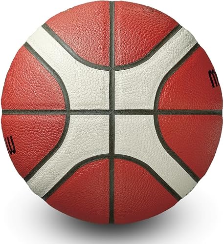 Miniatura 3 de Molten Official Olympic FIBA Indoor Outdoor Basketball, Men's Size 7, Synthetic Leather