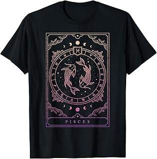 Pisces Birthday Present Women Girl Zodiac Sign Pisces T-Shirt
