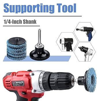 Angle Grinder Attachments Mesee 15Pcs 2 Inch Roll Lock Flap Disc Kit, 40/60/ 80Grit Quick Change Flap Grinding Wheel With 1/4 Inch Shank Disc Pad Holder Die Grinder Sanding Abrasive Discs For