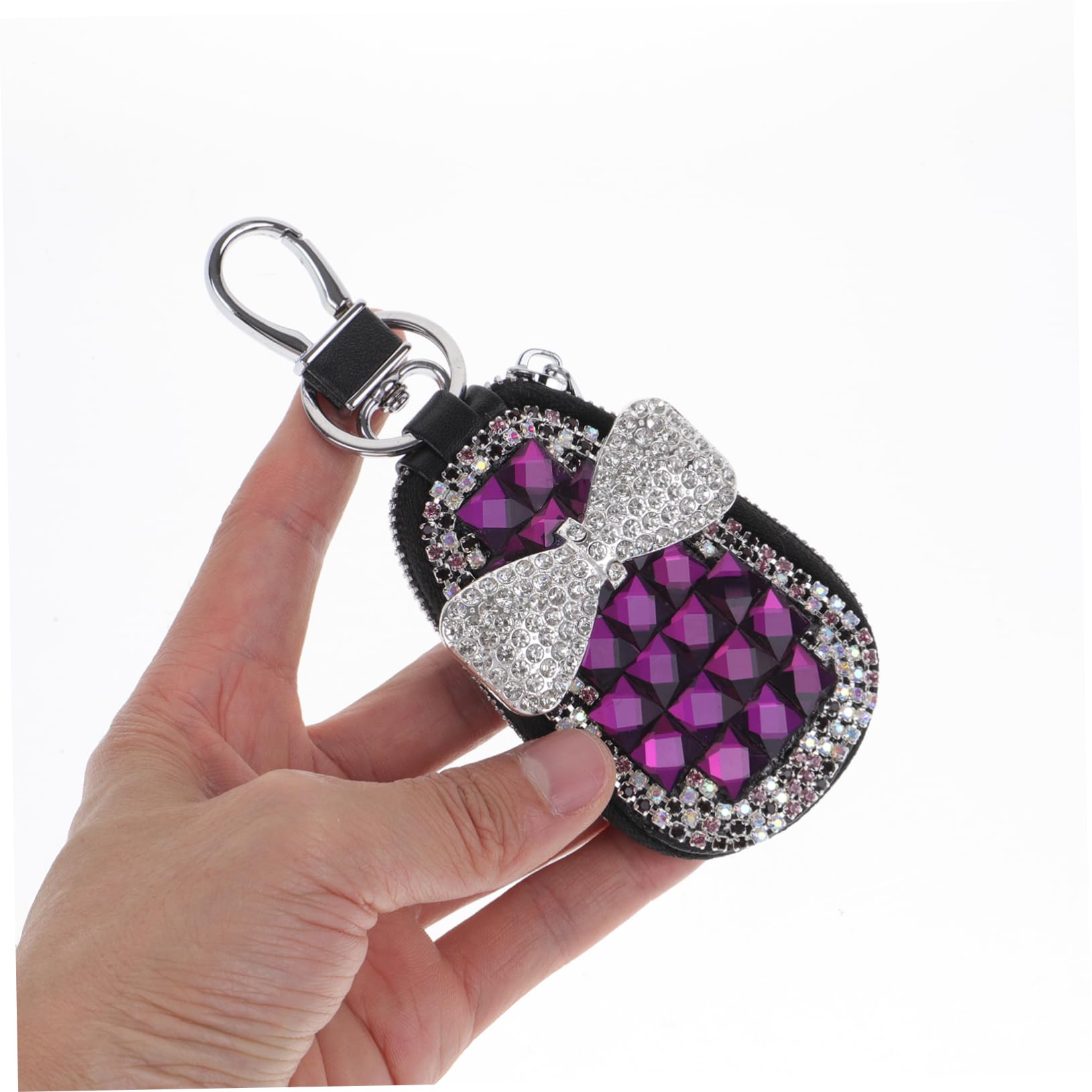 LIFKOME 3pezzi Custodia Per Chiavi Auto Strass Elegante Pouch Protettivo Per Chiavi Con Design Minimalista e Chic Accessorio Fashion Per Auto Adatta Tutti Gli Stili