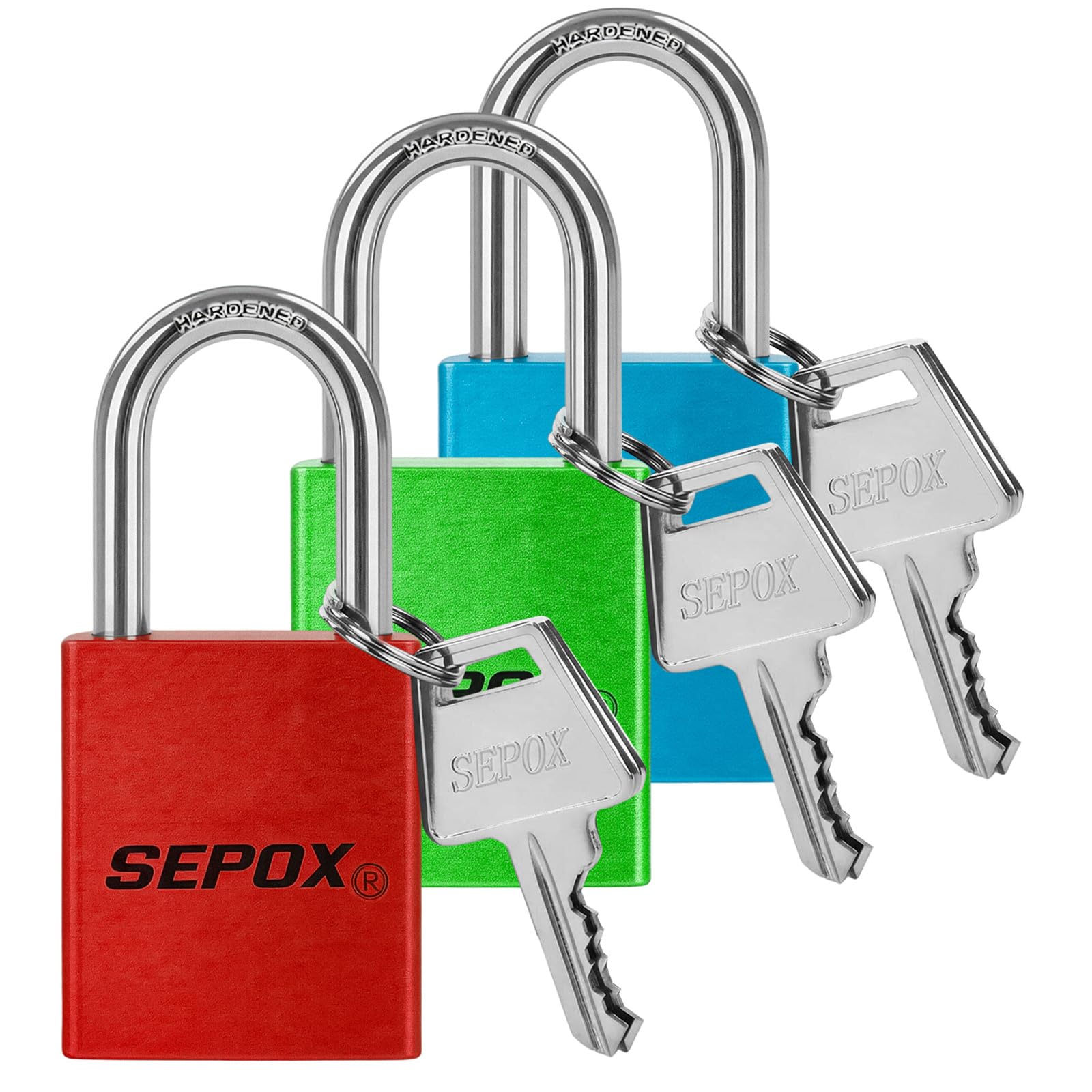 SEPOX® Trinity Out-Door Padlock Key-Alike Water-Proof Solid