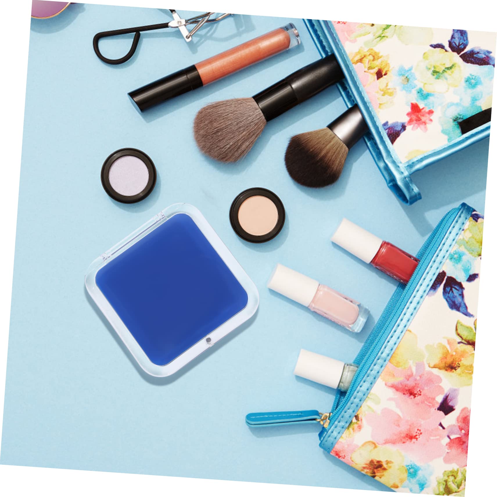 minkissy 3pezzi Specchio Da Viaggio Compatto Con Ingrandimento Specchietto Cosmetico Tascabile Double-sided Design Elegante e Leggero Per Trucco e Ritocchi Quotidiani