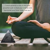Vista 329 de Amazing Gemstone Amethyst Pyramid Crystal Healing Stones - 2" Great Pyramid Figurine of Natural Stone Pyramid for Meditation, Reiki, Chakra