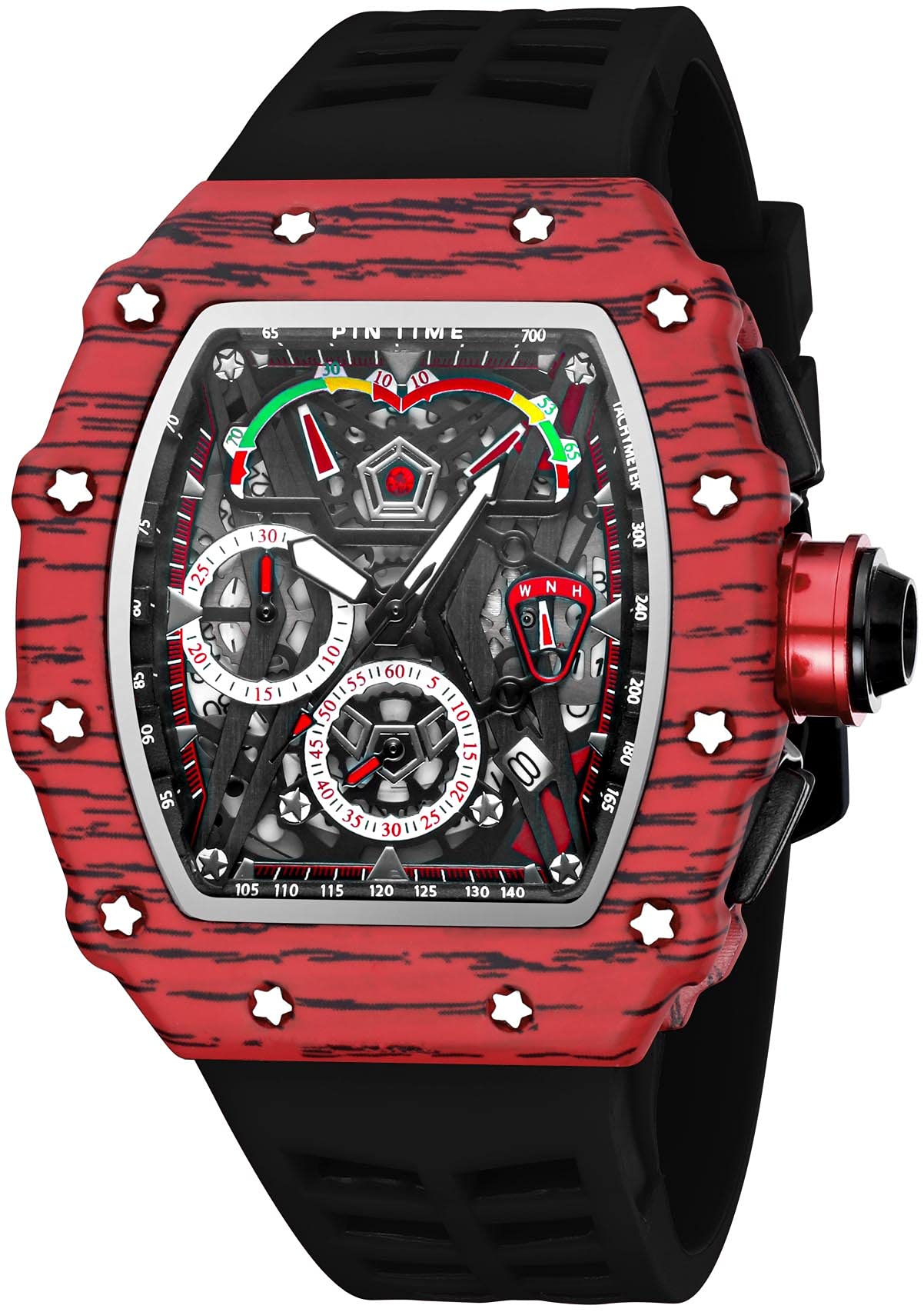 Analog Men's Watch (Black Dial Black Colored Strap)